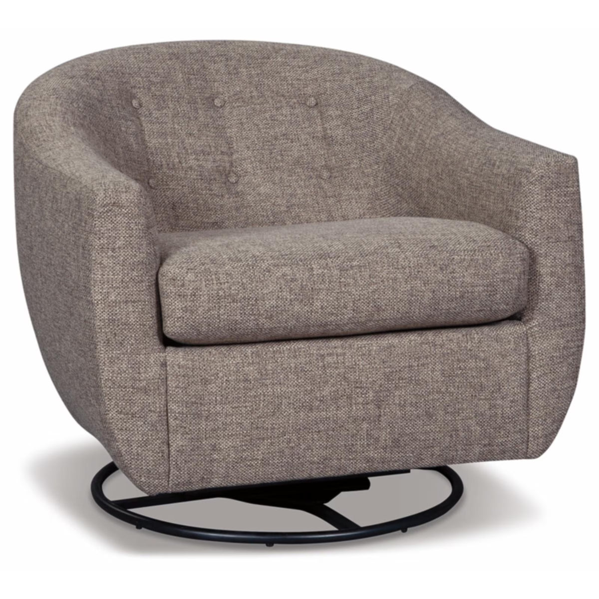 Taupe Tufted Swivel Glider A10419
