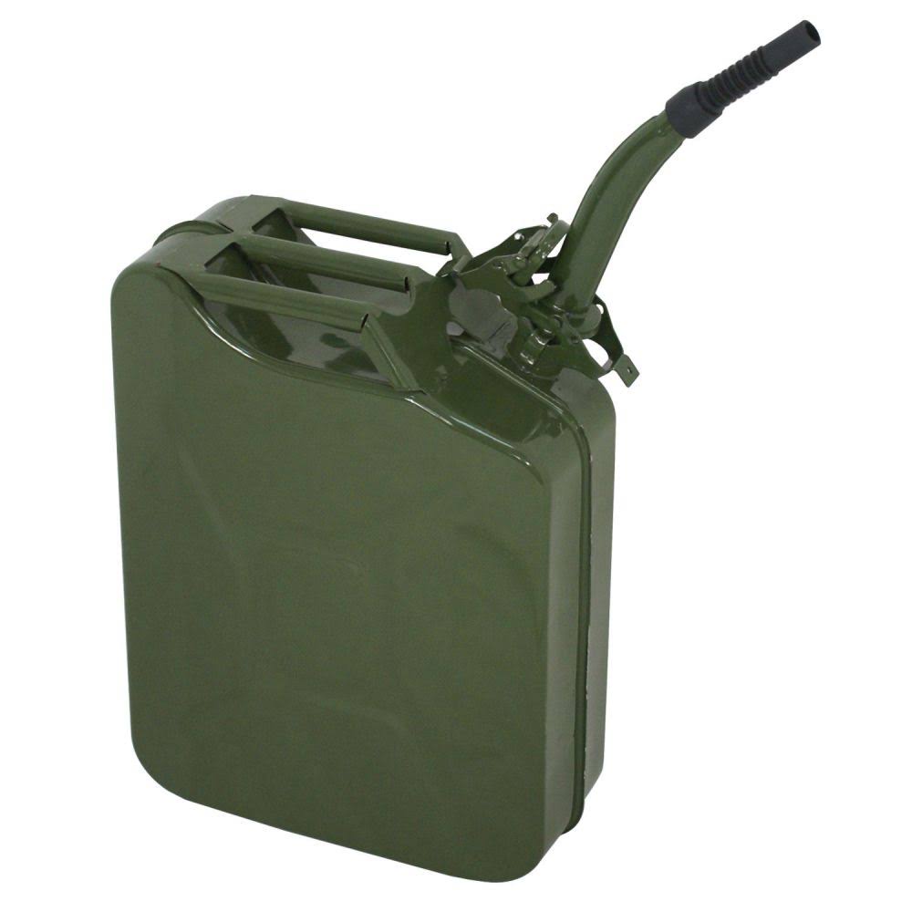 2pcs 5 Gallon 20L Gas Jerry Can Fuel Steel Tank Military Green X1351