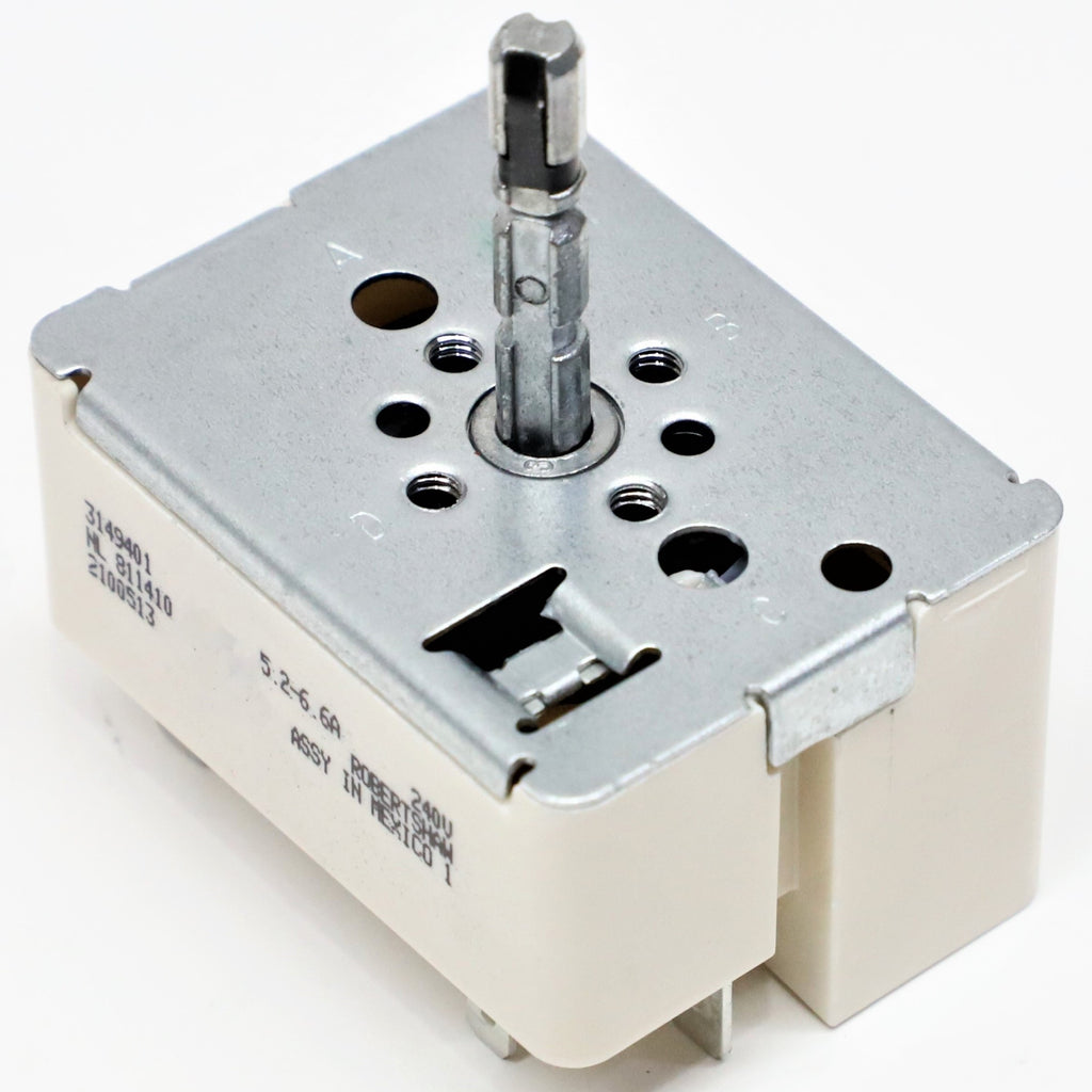 Infinite Control Switch for Whirlpool Range Stove Burner Eye E406819