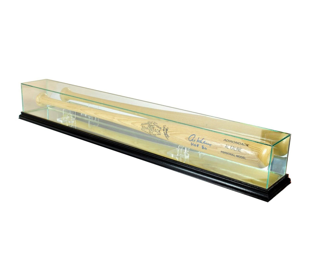 Black Finish Baseball Bat Display Case H3655