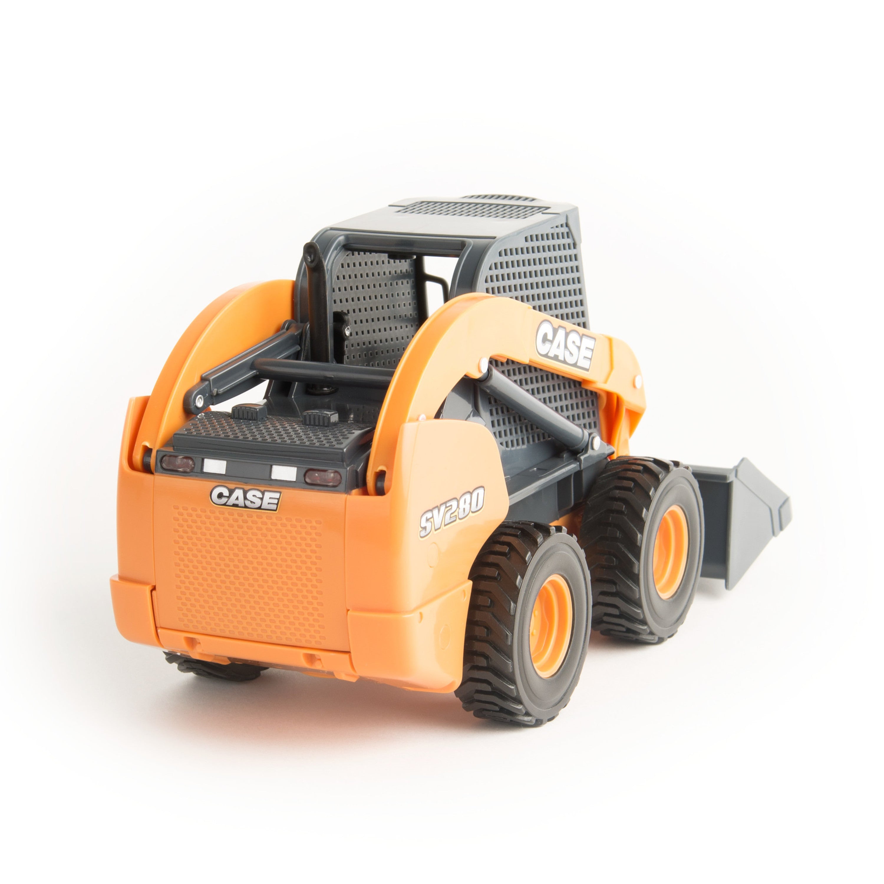 1:16 Scale Ram 3500 with Gooseneck Trailer and Case Construction SV280 Skid Steer I99584