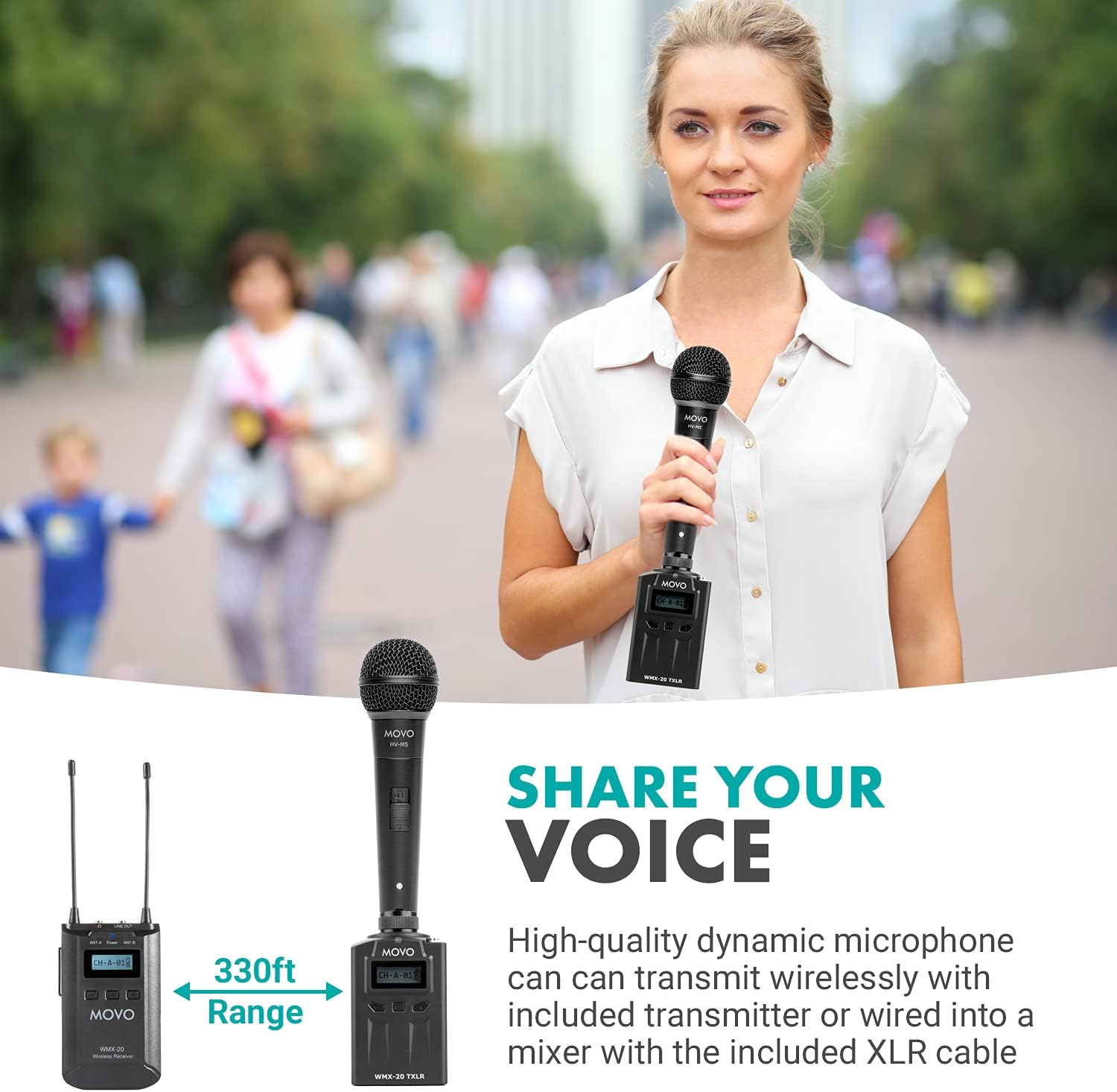 48-Channel UHF Wireless Microphone System M6892