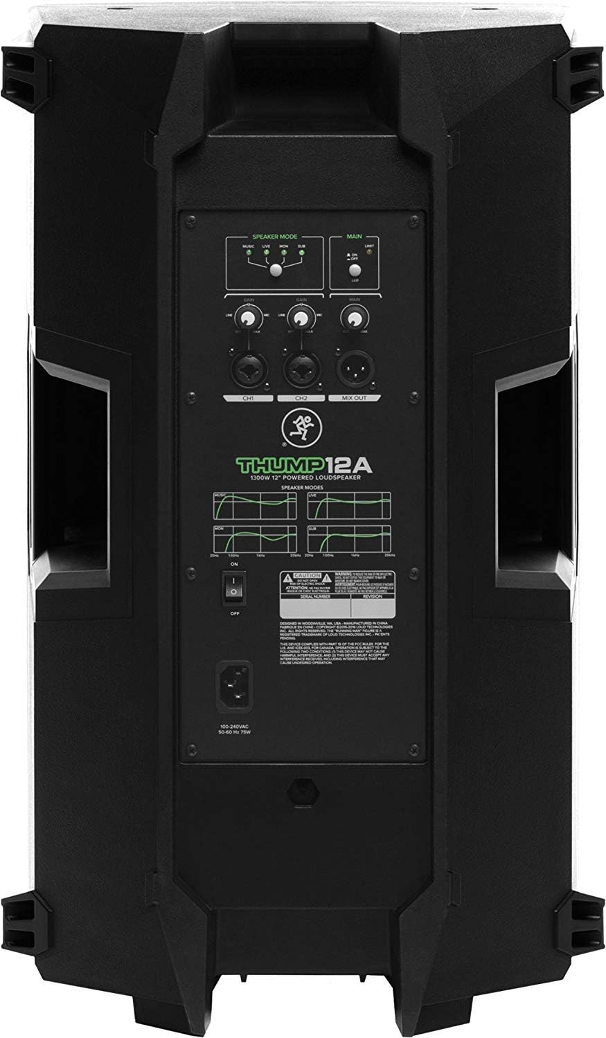 1300W 12 Powered Loudspeakers Bundle with Steel Speaker Stand and XLR-XLR Cable G240499