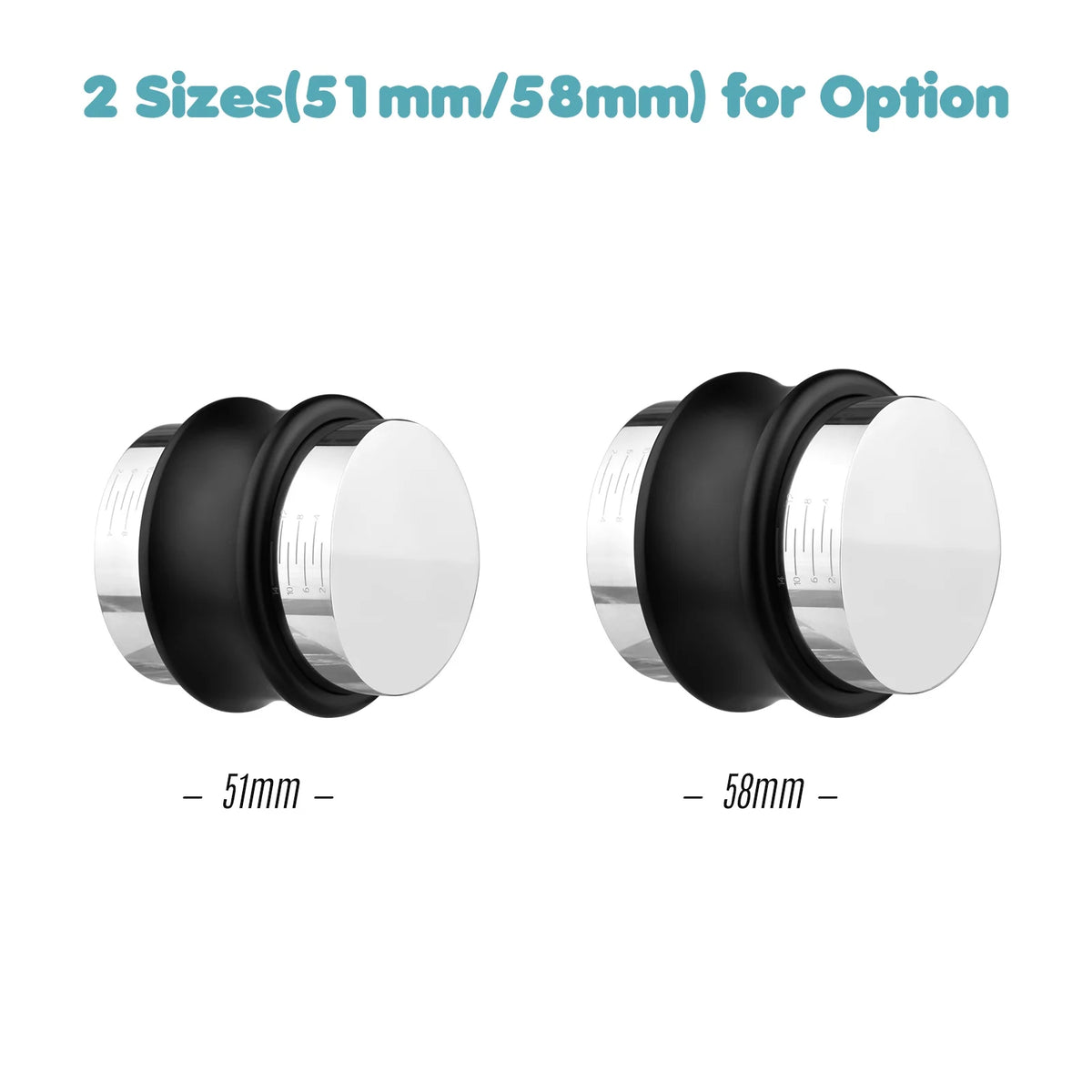 Dual Head Stainless Steel Coffee Distributor and Tamper H8693