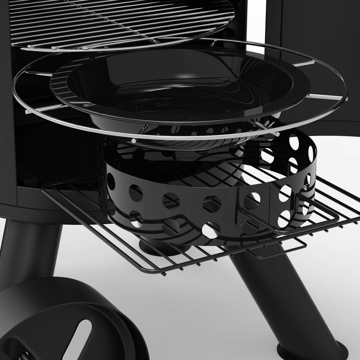 Heavy-Duty Vertical Charcoal Smoker L880366