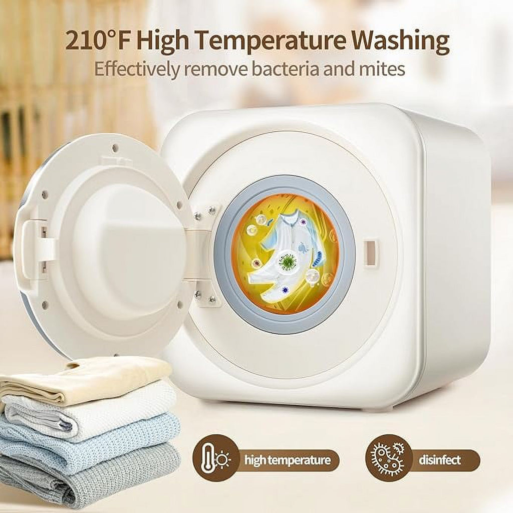 2 In 1 Mini Portable Cloth Washer And Dryer Combo, 3.5 L SS Washing Machine F861760
