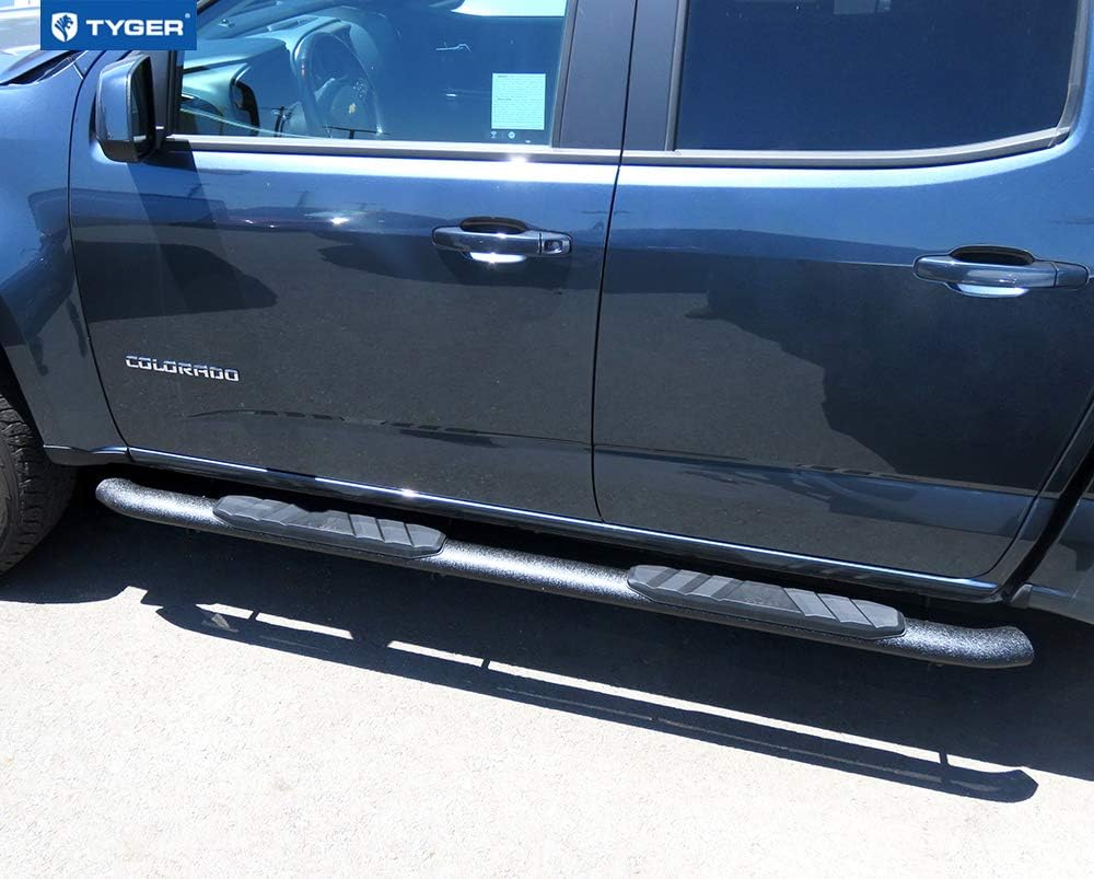 Compatible with 2015-2022 Chevy Colorado / GMC Canyon Crew Cab 3.5 W Textured Black Side Steps F923069