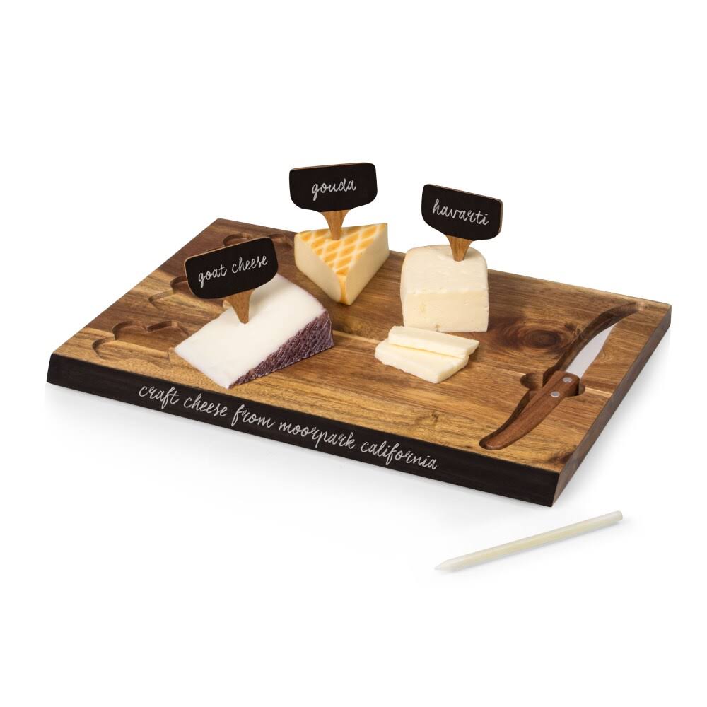 Acacia Cheese Board and Tools Set F146