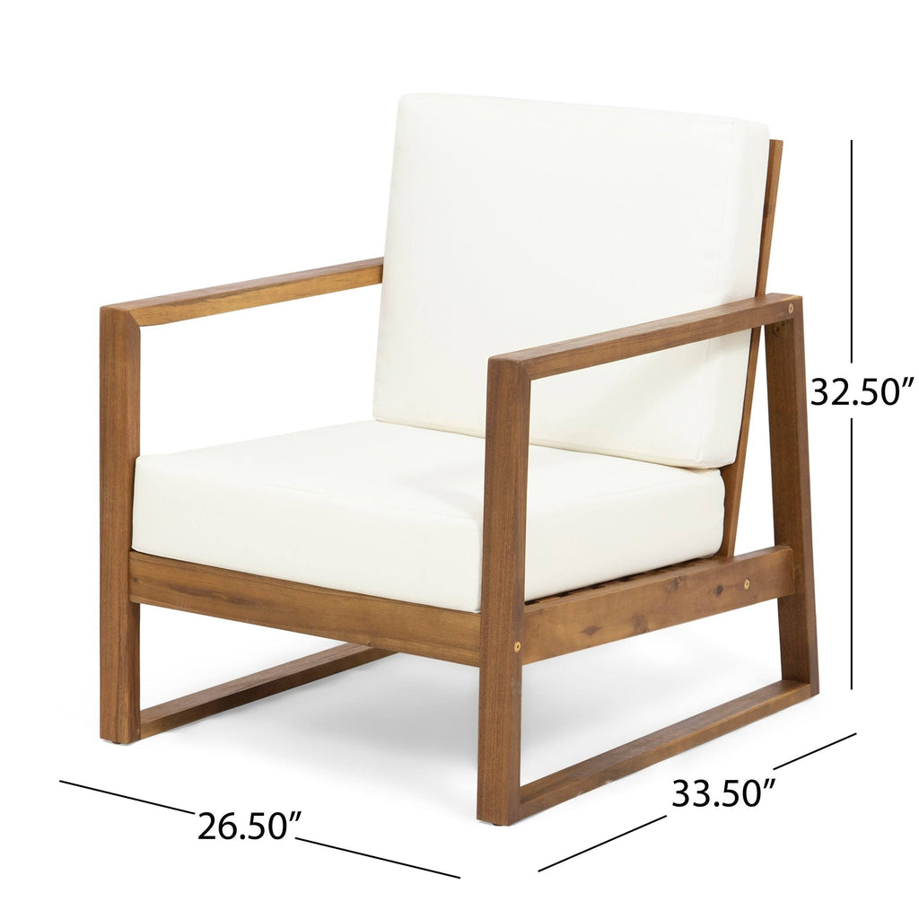 Acacia Wood Club Chair C269