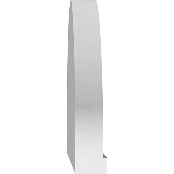 42x22W x 11-1/2x22H x 2x22P Elliptical Sunburst PVC Pediment I93725