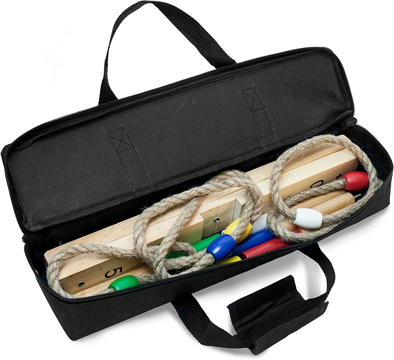 Ring Toss Game Set with Rope Tossing Rings Z283485