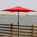Red 9' Pole Umbrella with Carry Bag N702897