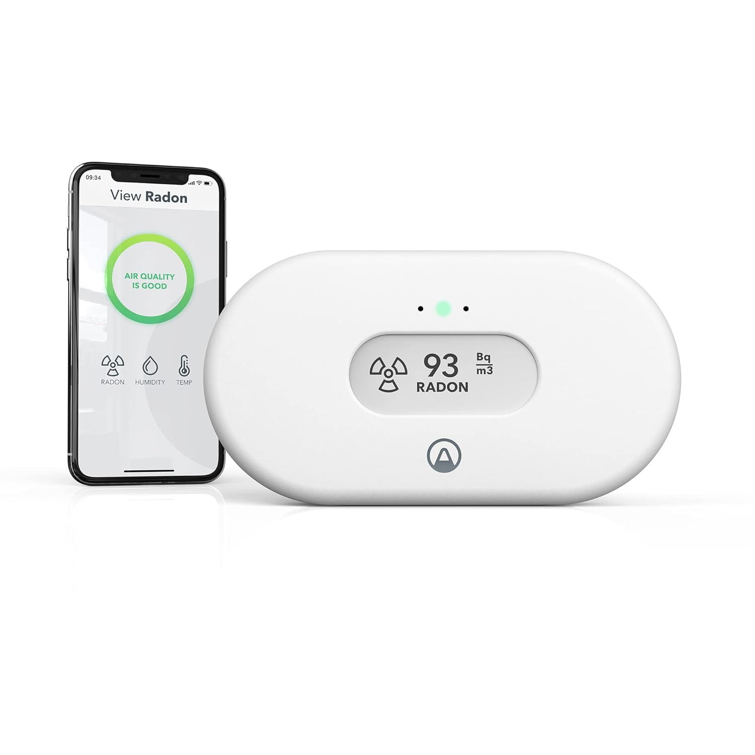 Radon Monitor with Humidity & Temperature Detector N92640