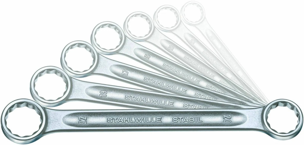 21/7 Double Ended Ring Spanner Set Y500