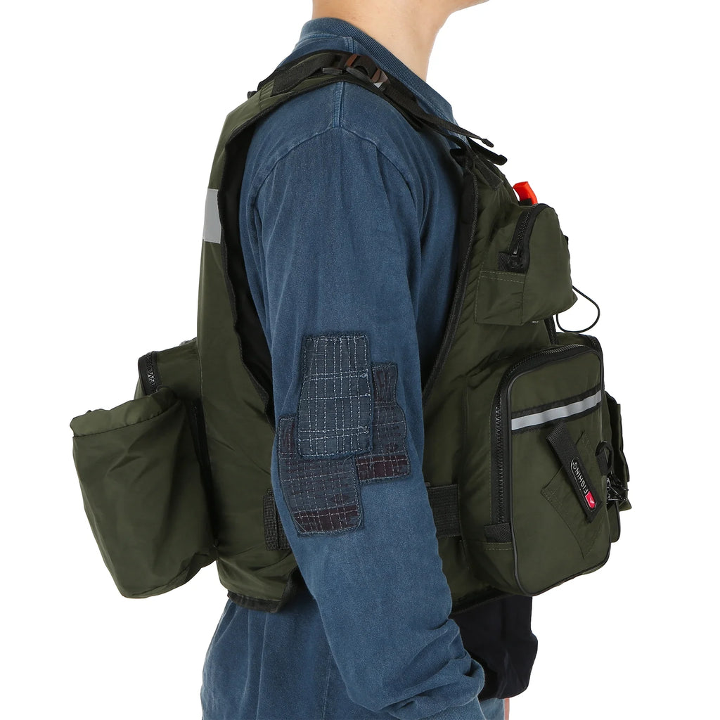 Adjustable Fly Fishing Jacket Vest with Open Sides K518808