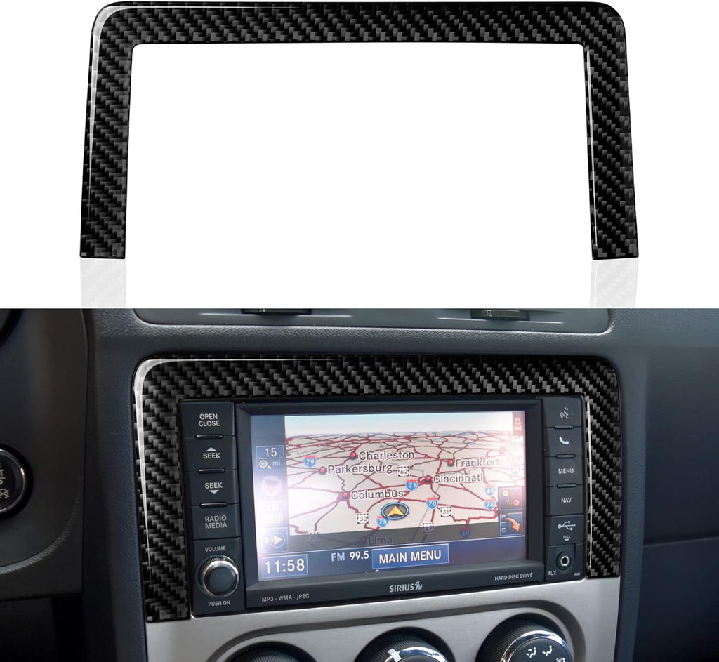 Carbon Fiber Headlight Switch Trim Sticker Decal V5894