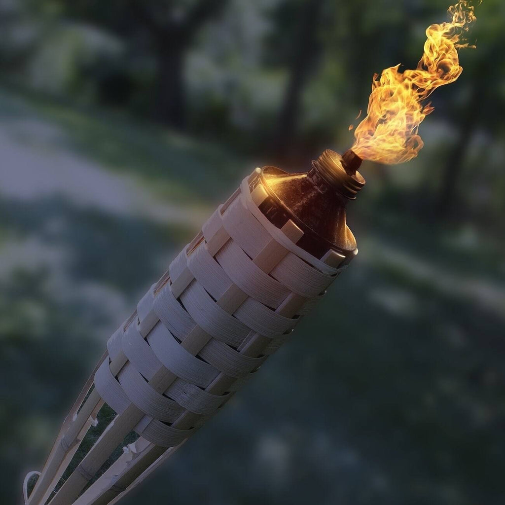 8 Bamboo Torches K434056