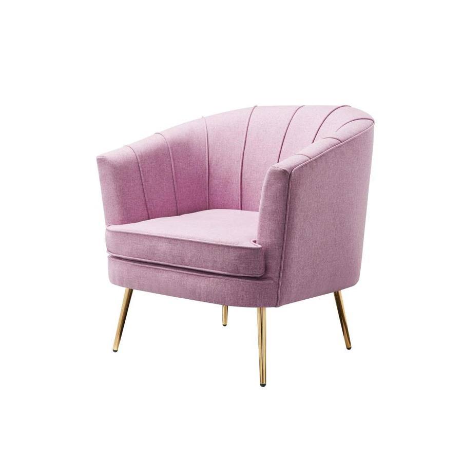 Pink Fabric Accent Chair H272896