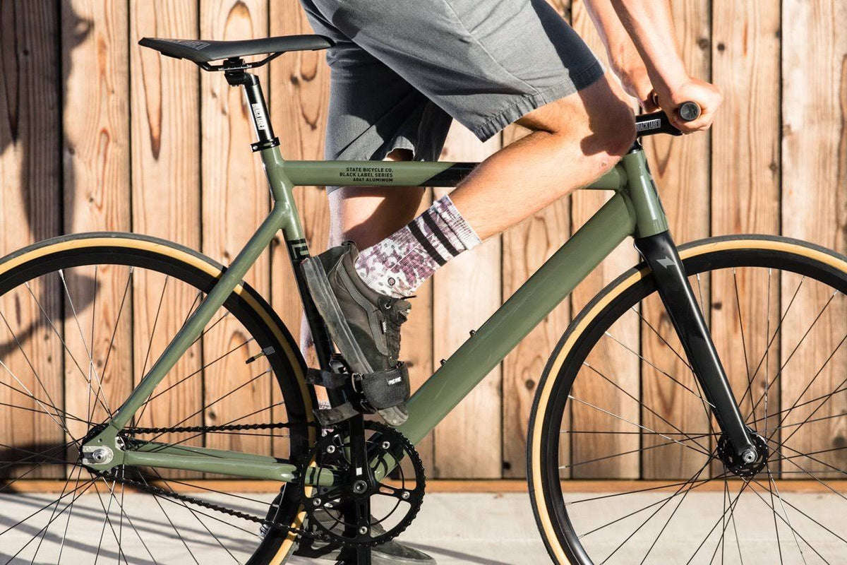 Army Green Track Bike 49 cm Riser Bar K9472