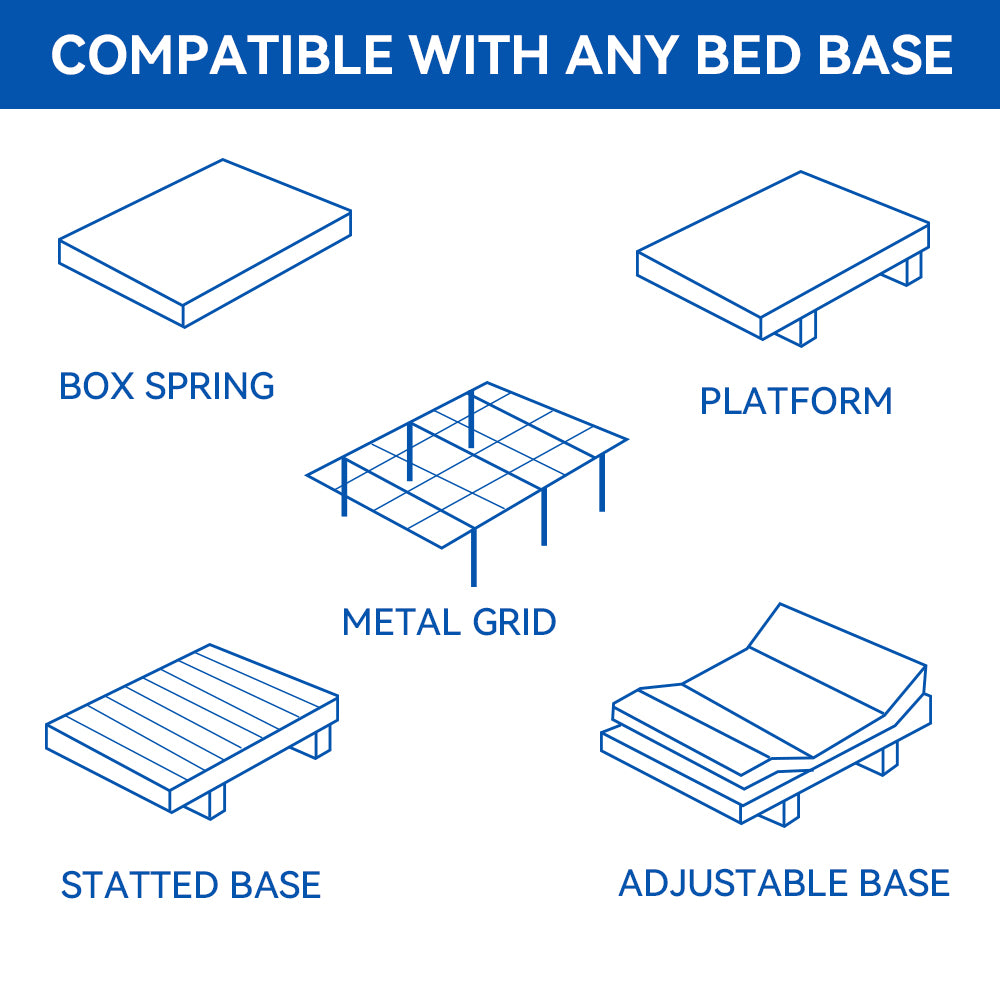 2 Inch Cooling Gel Memory Foam Mattress Topper W97437