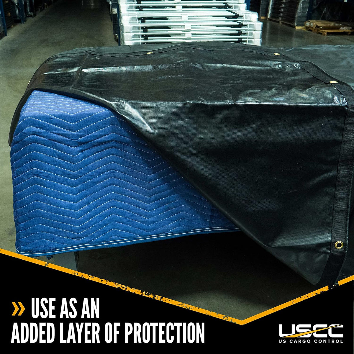 Blue Non-Woven Polyester Moving Blankets 12 Pack Z703