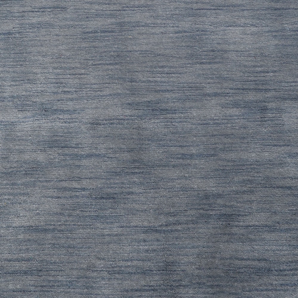Hand Knotted Wool Area Rug, 3'x5', Light Blue L461