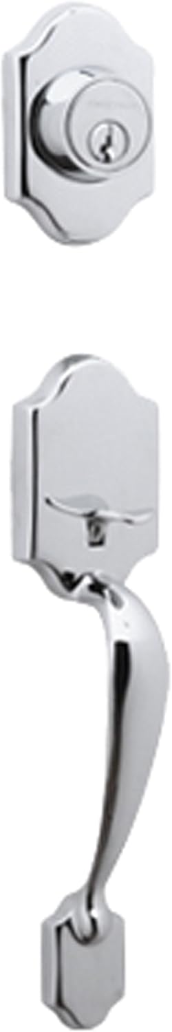 Satin Nickel Exterior Handleset with Deadbolt Pack of 2 K5106