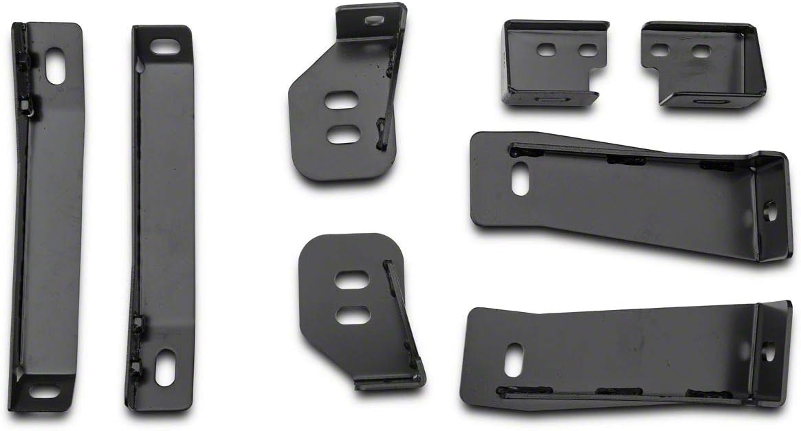 4-Inch Oval Bent End Side Step Bars; Body Mount; Stainless Steel E812