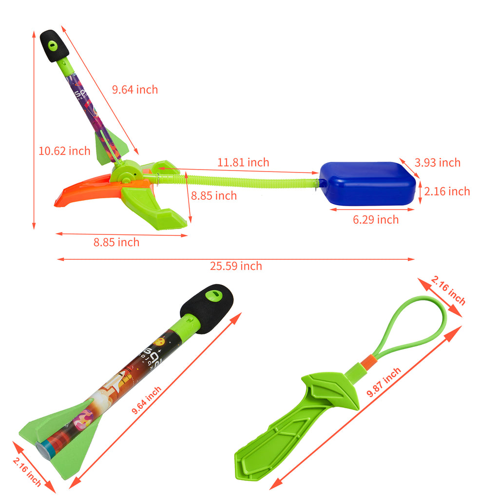 Rocket Air Launch Outdoor Toy for Kids Q4195