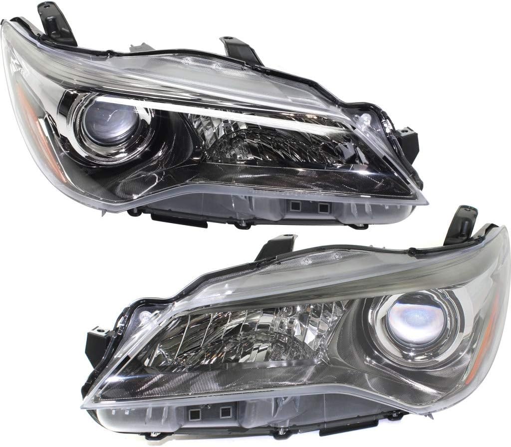 Passenger Side Halogen Projector Headlight for Toyota Camry 2015 2016 2017 W111143