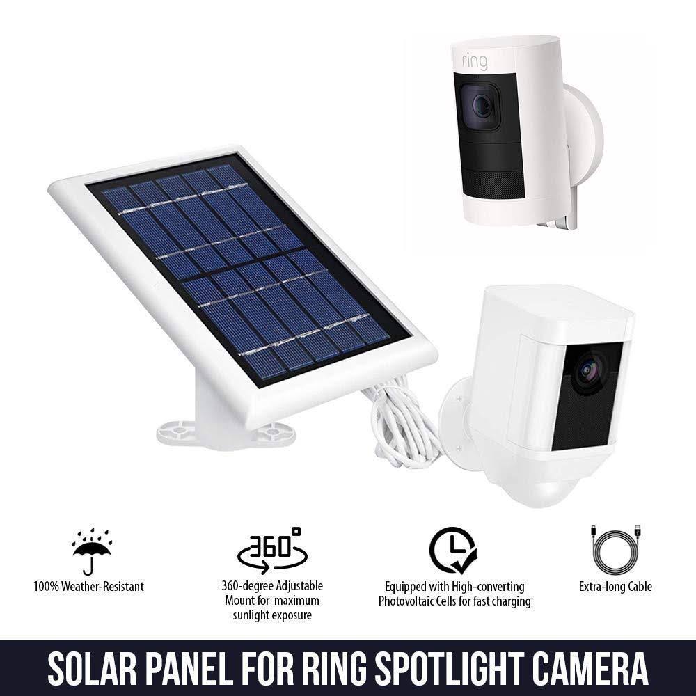 Ring Solar Panel for Spotlight and Stick Up Cam Battery Black M70794