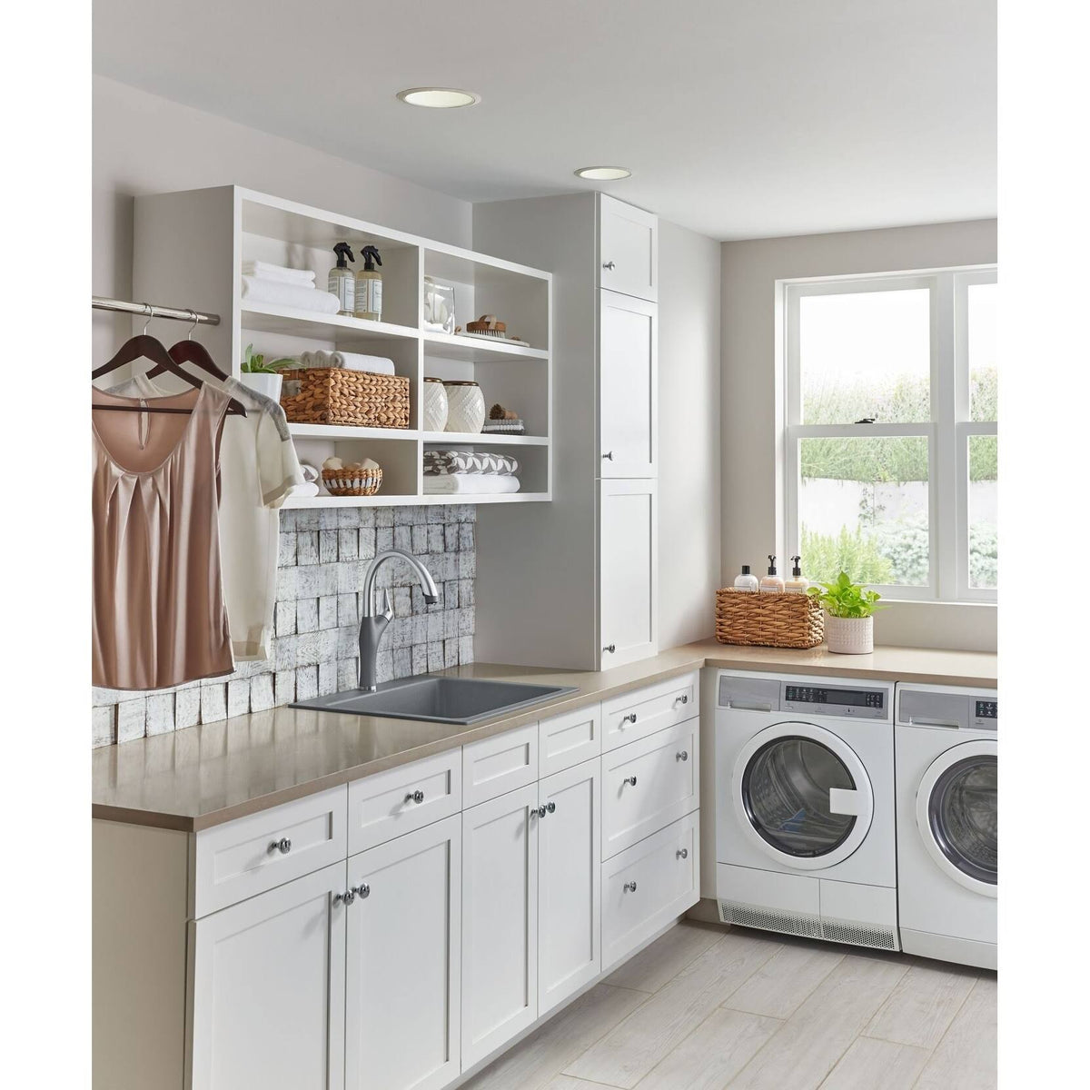 Cafe Brown Laundry Sink Z36107