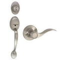 Satin Nickel Entry Handle Set with 2-Way Latch O69030