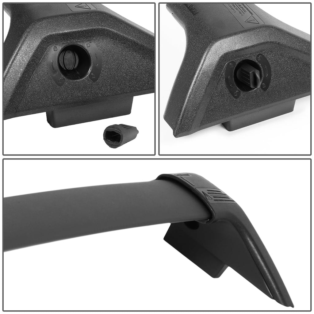 Matte Black Aluminum Roof Cross Rails R7718