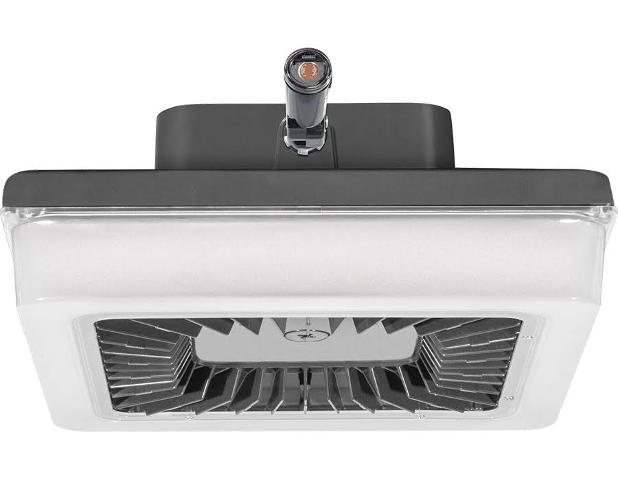 14 inch 42W Neutral LED 277V Swivel Photocell Polycarbonate Lens Bronze Ceiling Light O3890