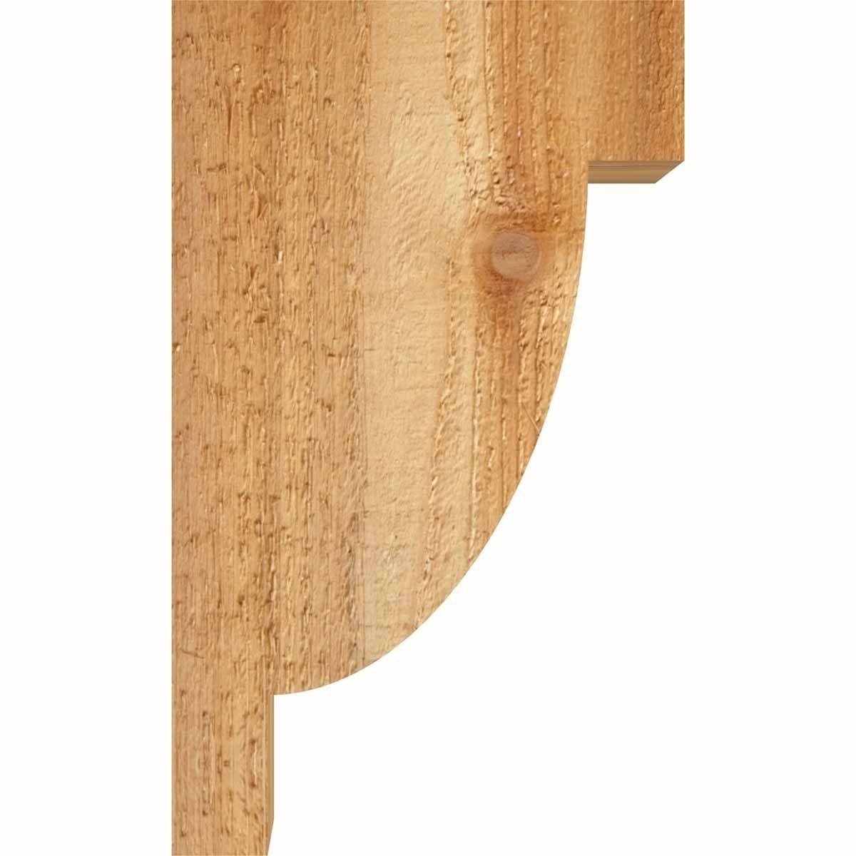 4x22W x 12x22D x 12x22H Alpine Rough Sawn Corbel, Western Red Cedar R505548