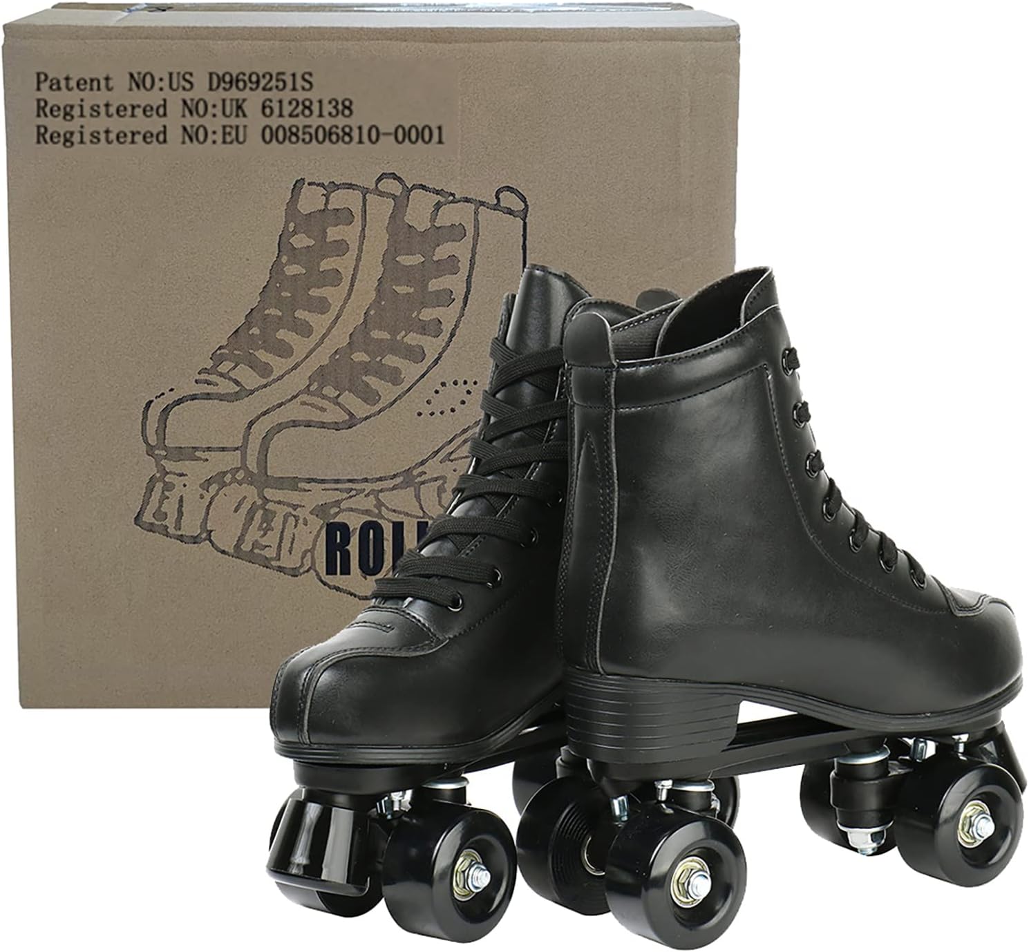 PU Leather Roller Skates Y983807