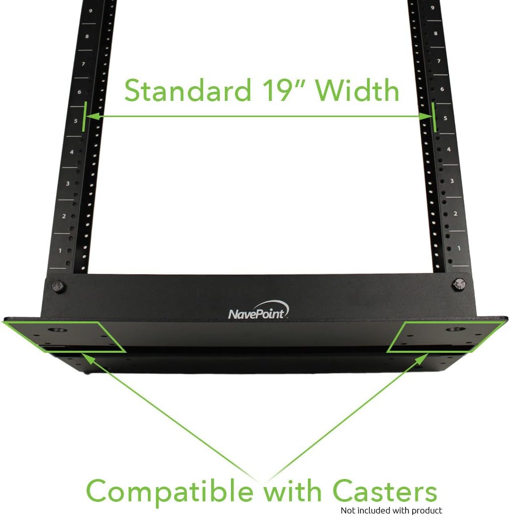13U 2 Post Open Frame Server Rack P14995