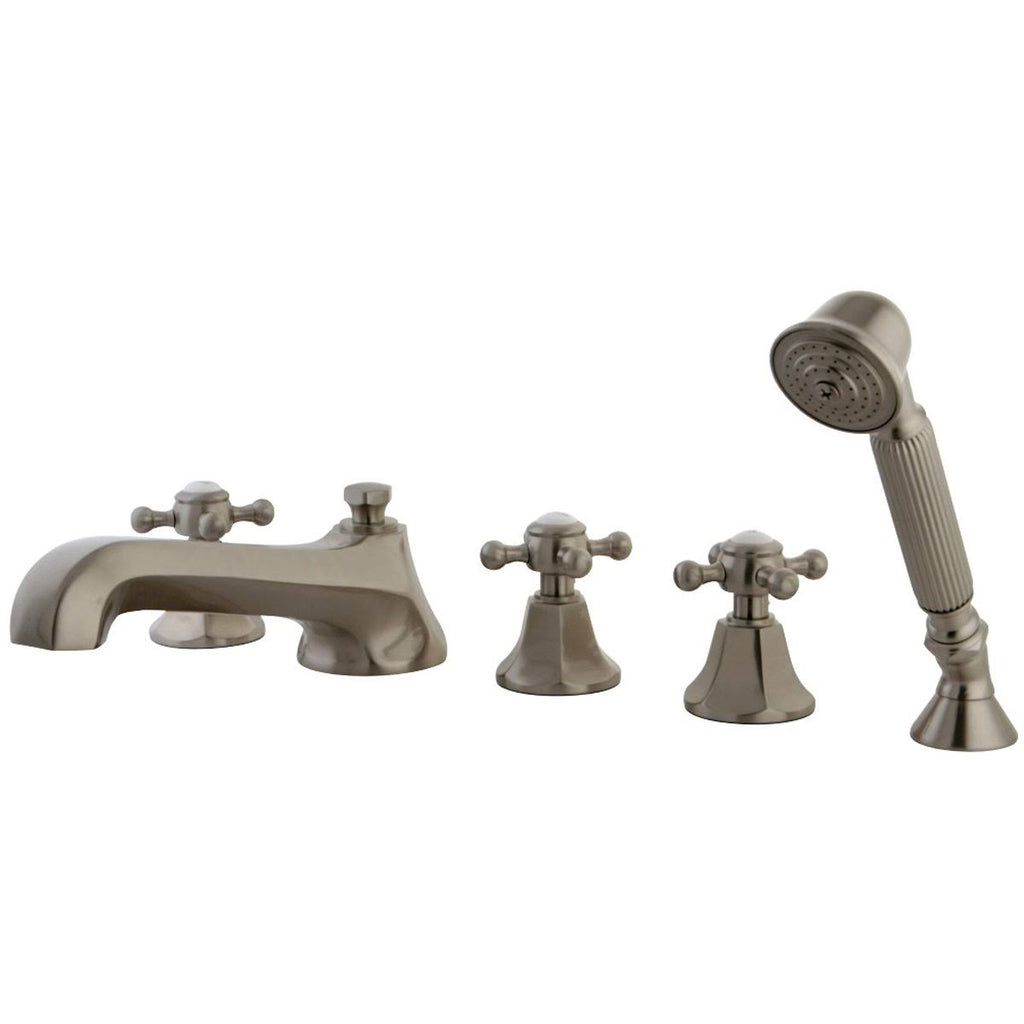 Polished Brass Roman Tub Filler with Hand Shower K74207