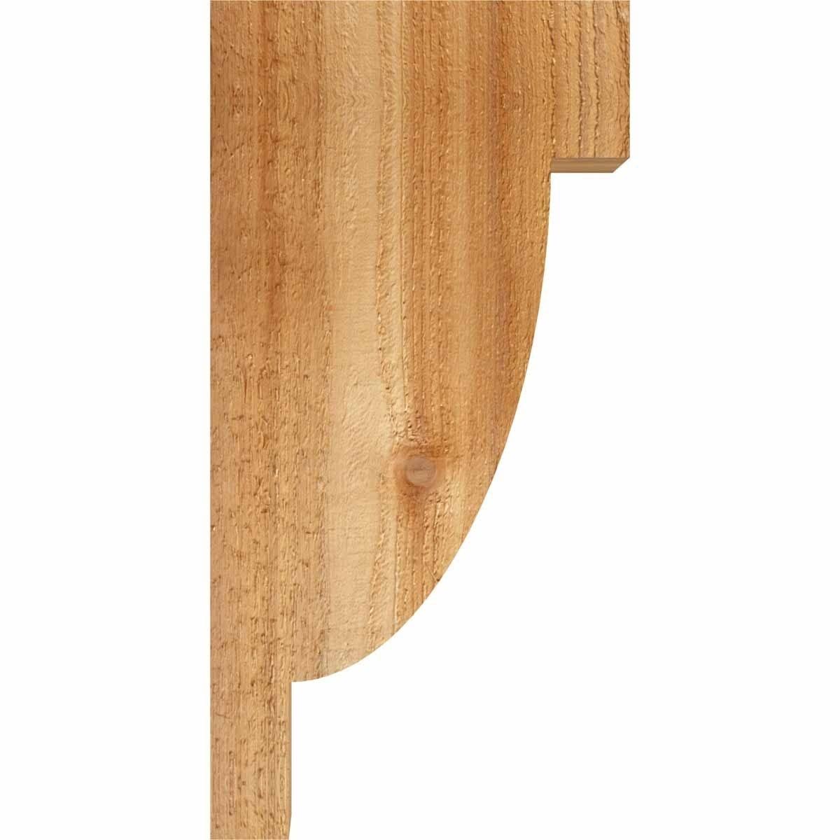 4x22W x 12x22D x 12x22H Alpine Rough Sawn Corbel, Western Red Cedar R505548