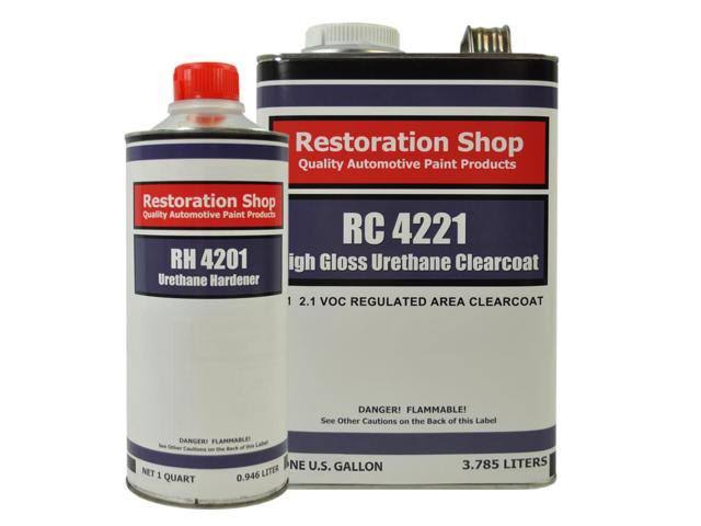 Olive Drab Gallon Low VOC Urethane Basecoat Clearcoat Car Paint Kit W486485