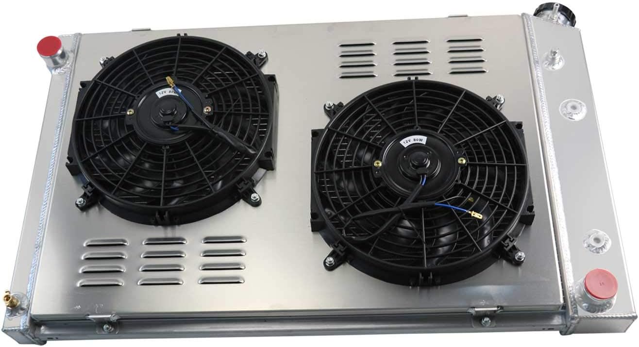 Aluminum Radiator with Shroud and 2x12'' Fan with Thermostat R791