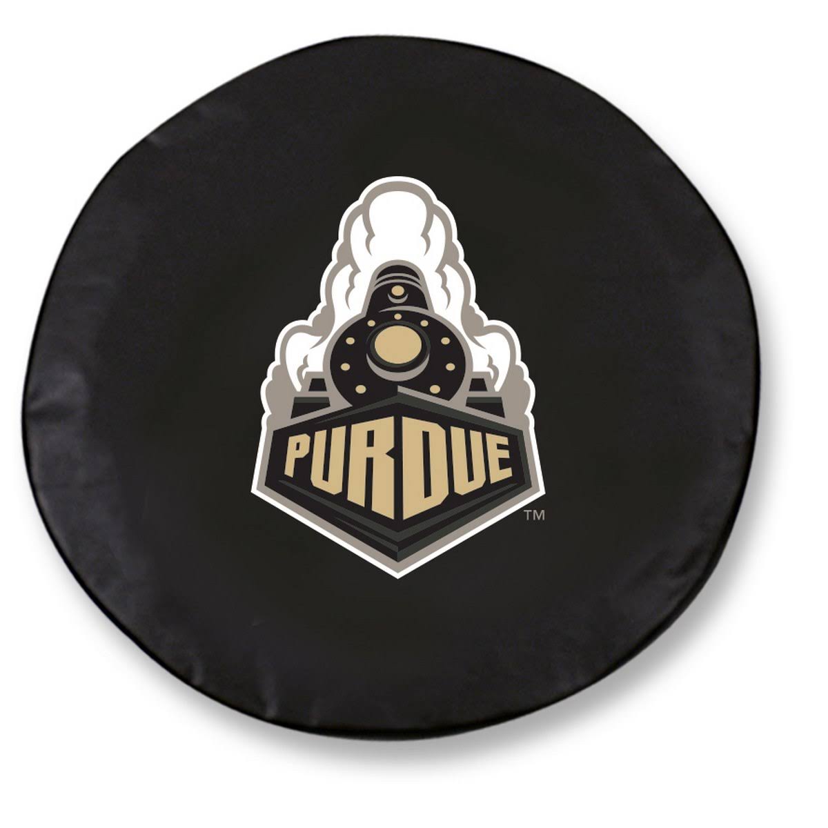 Black Vinyl Fitted Spare Car Tyre Cover X8553