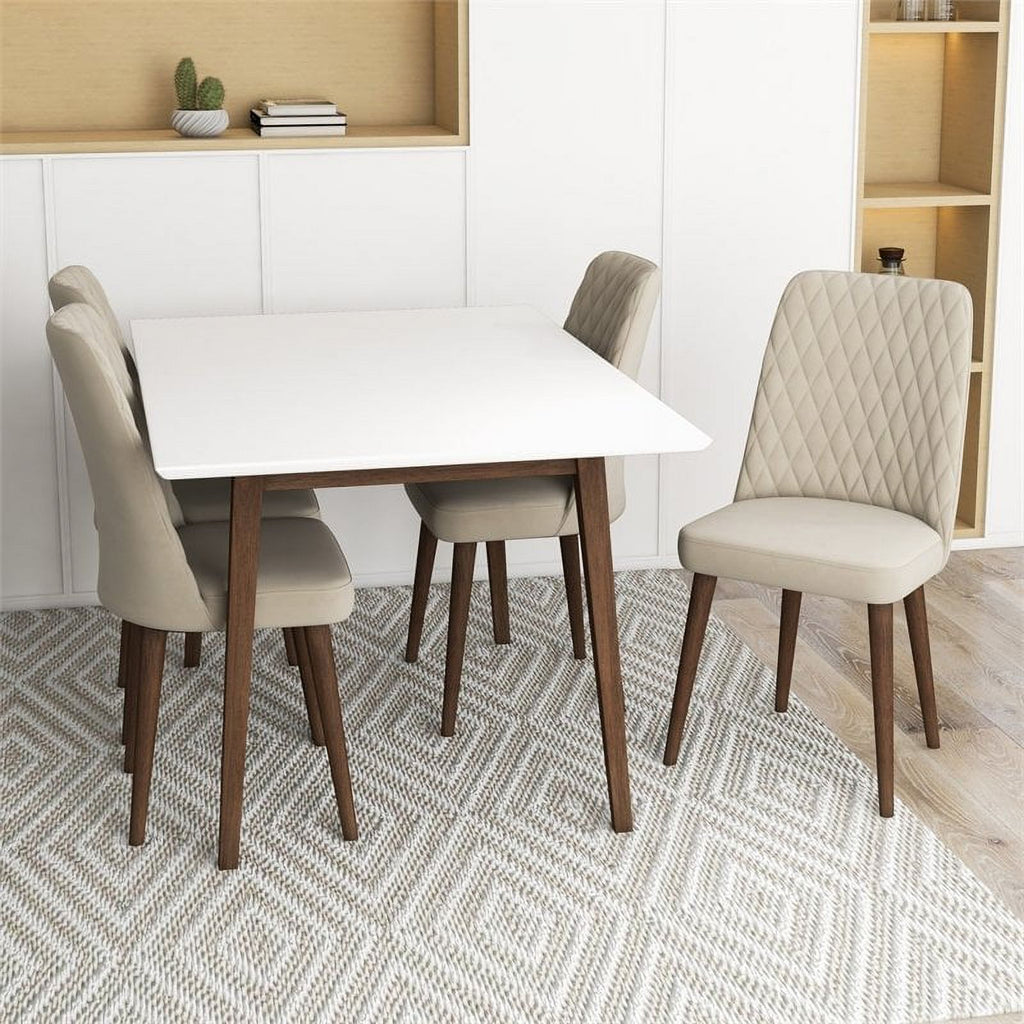 Mid Century Modern Kitchen Table and Chairs for 4 B85827