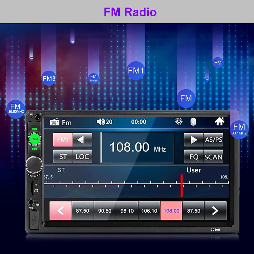 7 MP5 Player Car Stereo with Bluetooth Backup Camera E854260