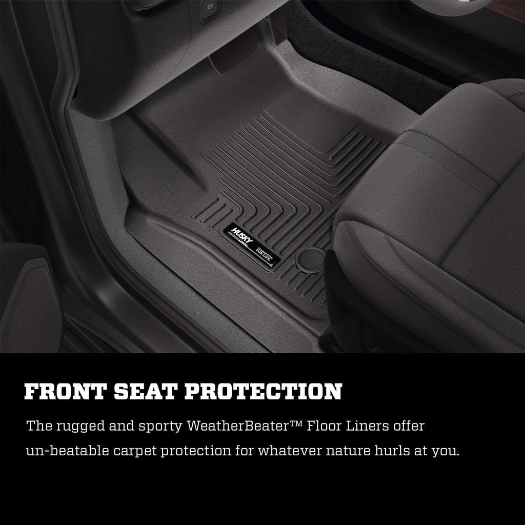Black Front Floor Liners 2 Pcs C55025