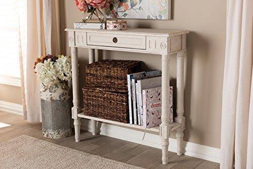 Whitewash Console Table H744