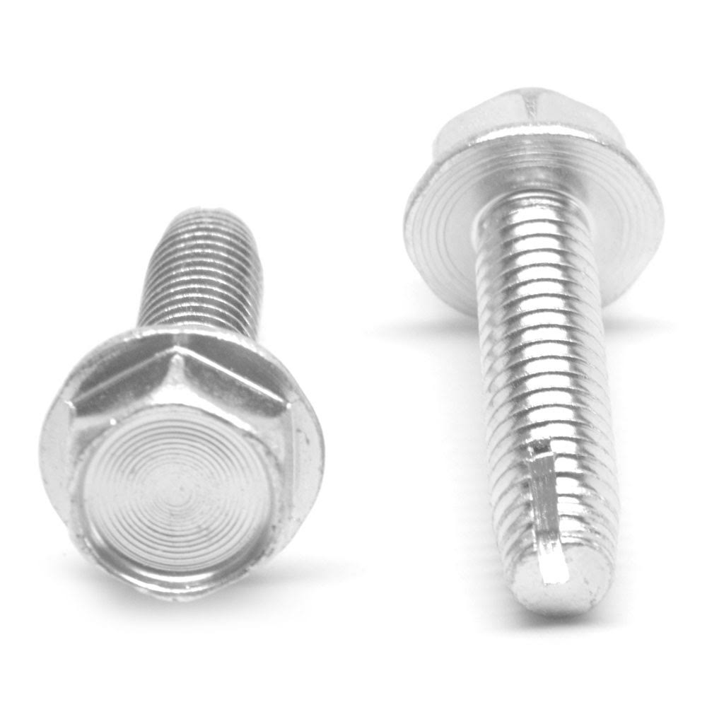 Coarse Thread Thread Cutting Screw Hex Washer Head Low Carbon Steel Zinc Plated Pk 5000 S1761