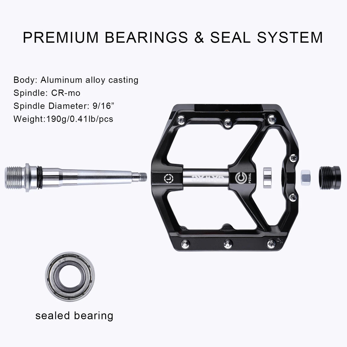 Aluminum Alloy Bike Pedals E4603