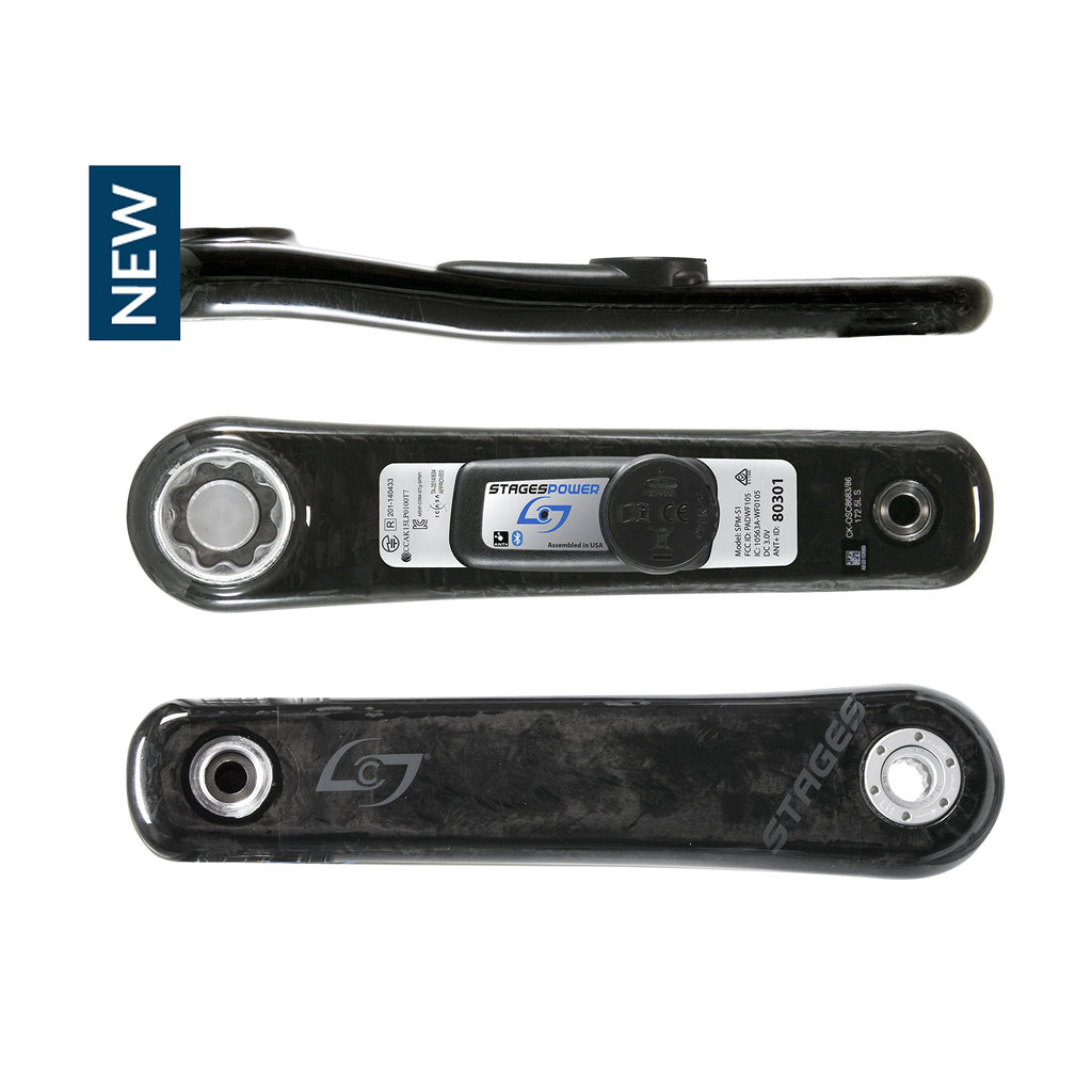 Left Arm Power Meter Carbon for SRAM BB30 165mm U5497